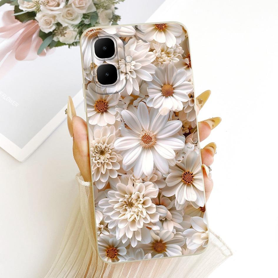 For Infinix Smart 10 Phone Case X6725 Cover Cute Cat Owl Daisy Painting Soft Silicone Back Shell For Infinix Smart10 Pouch Coque