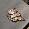 CopperLeaf Ring for Women Marquise Cubic Zirconia Multi-layered Sparkling Wedding Jewelry Female Opening Rings