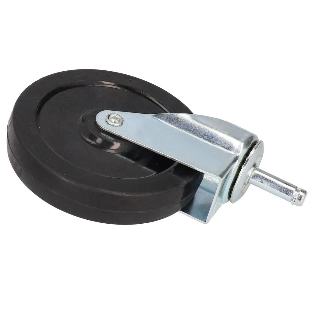 Gate Wheel Spring Loaded Caster Multi Function Damping Aluminum 5in 90kg Load Capacity(White )