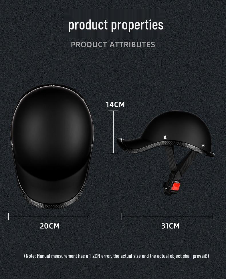 Retro Electric Scooter Flip-up Helmet - Lightweight, Personalized, Universal Fit for Men
