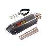 For SUZUKI SV650 2003-2015 Motorcycle Exhaust Muffler Mid Link Pipe Stainless Steel Slip On With DB Killer Connect 51MM Escape
