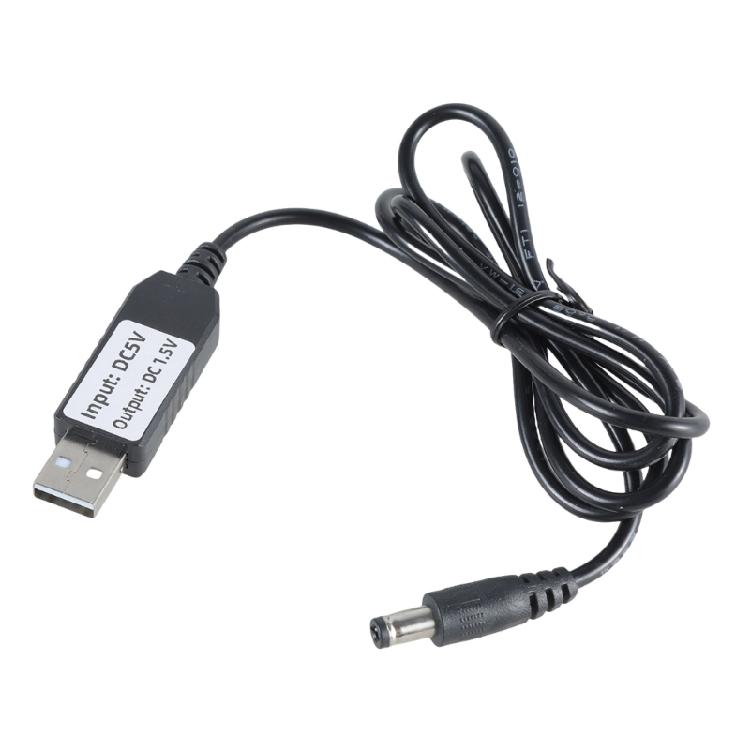 110CM USB to 1.5V LR20 D Battery Substitute Cable USB Power Converters for Continuous Power in Electronics Devices