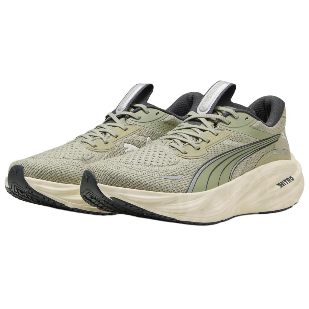 PUMA MagMax NITRO Men's Road Running Shoes Olive Green 312342-01