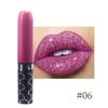 Fischschuppen Lipgloss Sechs Diamanten Perlglanz Nude Farbe Magischer Lipgloss Wasserdicht und Nicht Leicht Abzufallen Make-up Lippenstift Set
