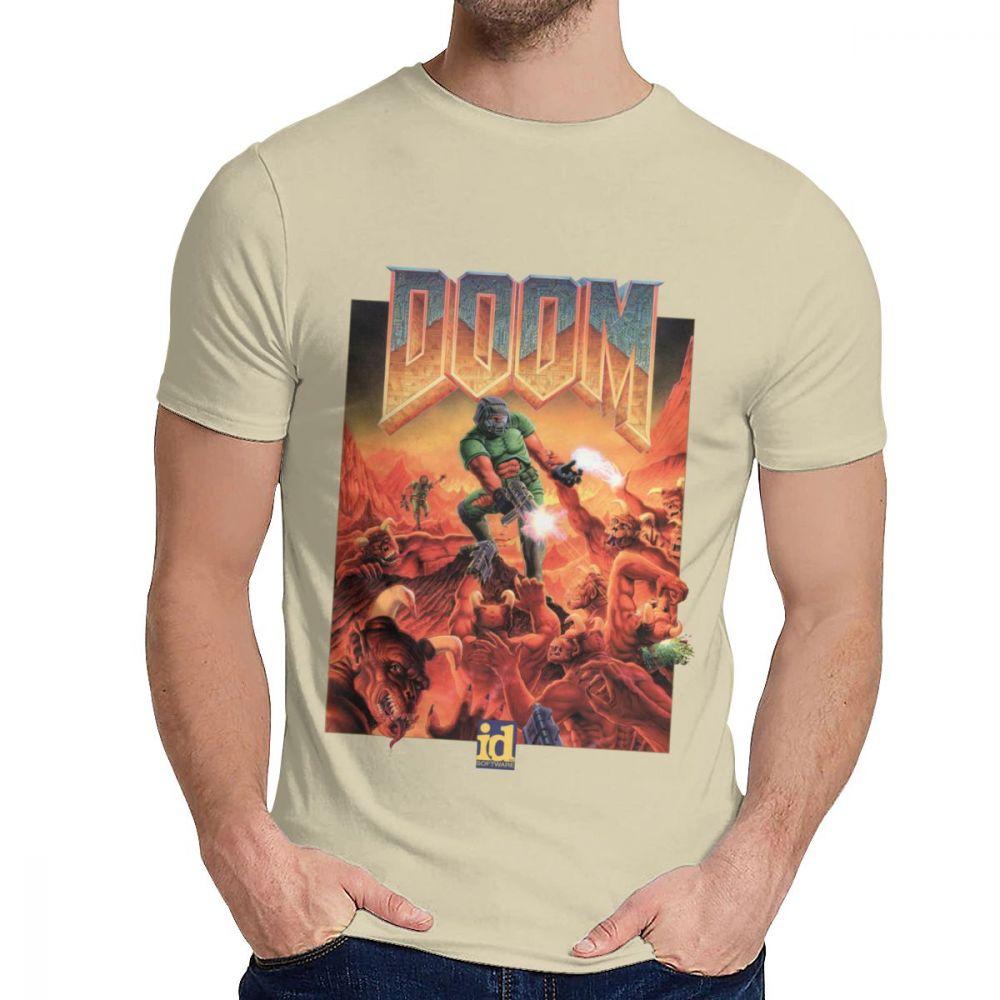 Picture Custom Doom Ii Hell On Earth 1994 T Shirt For Male Summer Cool Man 100