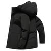 2025 Men's Winter Mid-Length Detachable Liner Down Jacket - Thick & Warm Outerwear