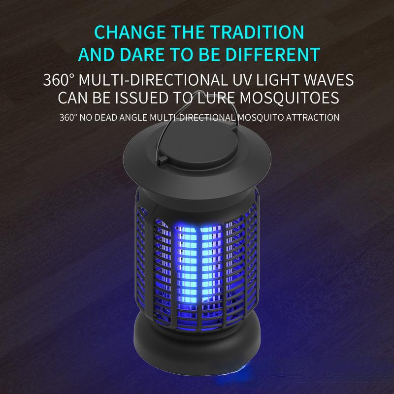 Outdoor LED Mosquito Light Low-noise Indoor Mosquito Repellent Lamp 165*165*270mm Household Electric Insect Trap Lamp