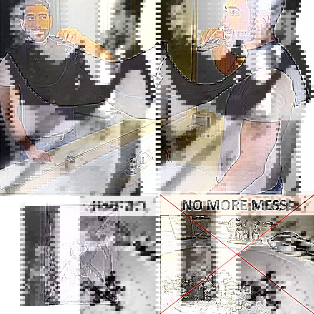 Bartschneiden Rasierlatz Schürze mit Saugnäpfen