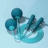 Cordless Jump Rope Portable Weighted Ropeless Skipping Rope for Training Fitness Exercise Blue