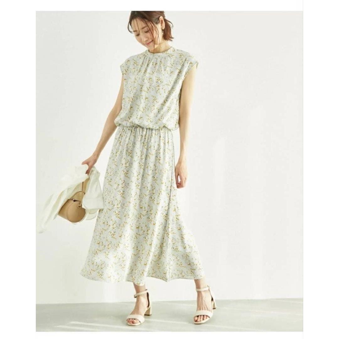 [New and unused] Summer clothes ROPE PICNIC Floral print dress Midi length [Price reduced]