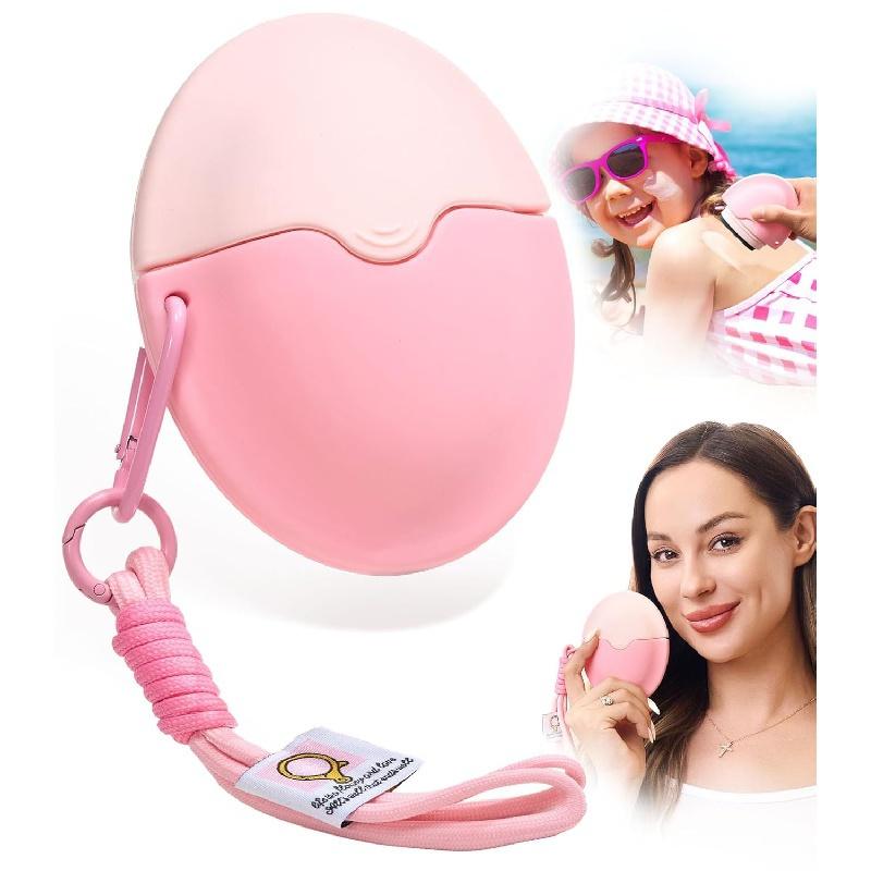 

Аппликатор для нанесения солнцезащитного крема для детей и взрослых - без BPA и многоразовый, набор кистей для нанесения солнцезащитного крема с защитными колпачками, аппликатор для нанесения солнцезащитного лосьона, кисть для нанесения солнцезащитного кр