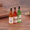 3/5/6/10Pcs Dollhouse Miniature Simulation Furniture Wine Bottle Drink Bottle Model Diy Accessories Doll House Minutures