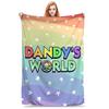Dandys World Print Blanket for Men and Women  Warm Cozy Fluffy Throw Blanket for Bed x Inches Multiple Sizes Available