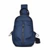 Multifunction Sports Crossbody Bag Solid Color Nylon Shoulder Bag Casual Men's Chest Bag  Fitness