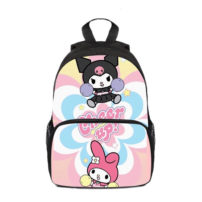Kuromi Children's Backpack With Cute Cartoon Design And Oxford Fabric