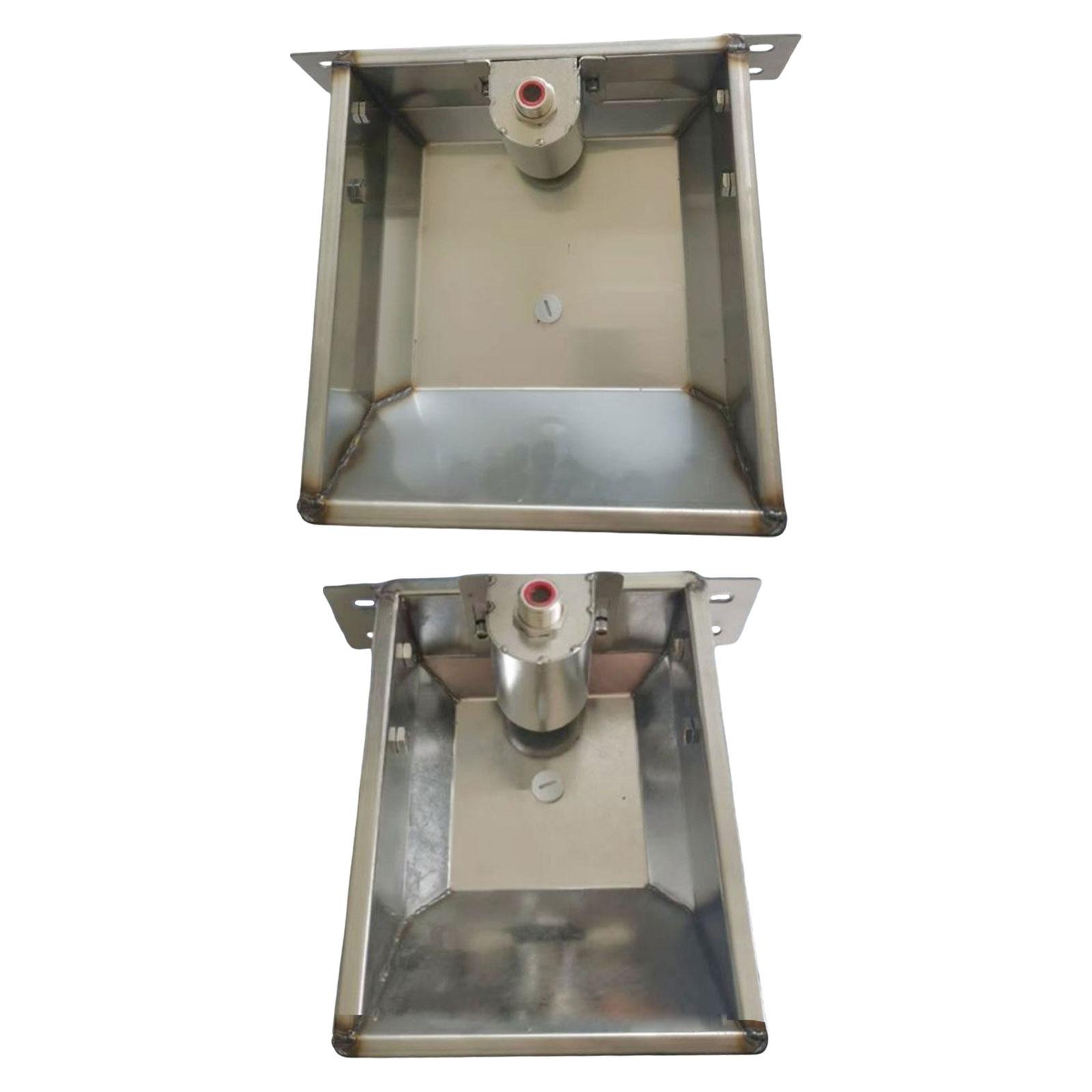 Automatic Livestock Water Bowl Animal Drinker Watering Trough Feeder Feeding Livestock Waterer Stainless Steel For Cattle Pig M 31cmx26cm
