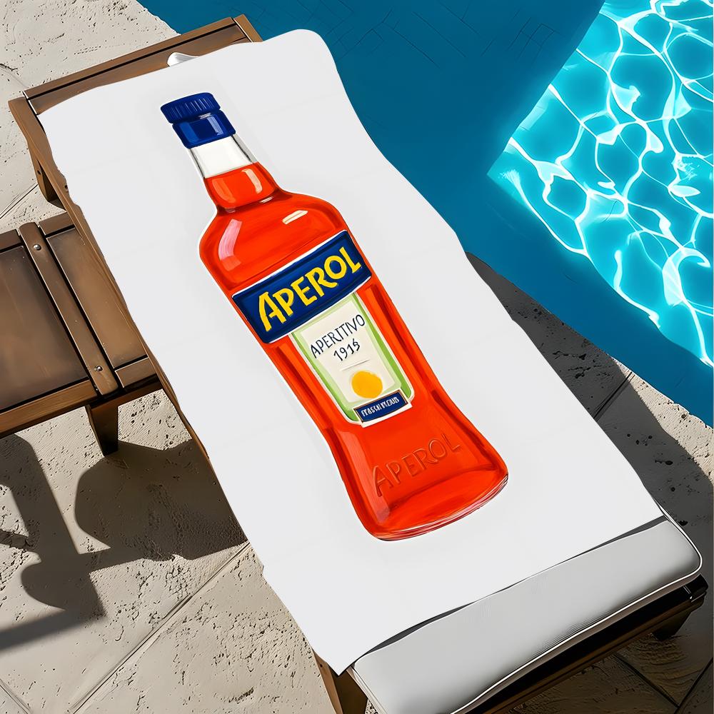 Wind A-AperoolS Orangee Art Towel Towel Soft Pool Gift For Travel Gym Shower Cool Camping Quick Dry Sports  Large Beach Towel
