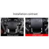 Black Steering Wheel Button Frame Trim Cover For Toyota Tundra/Tacoma 16-23