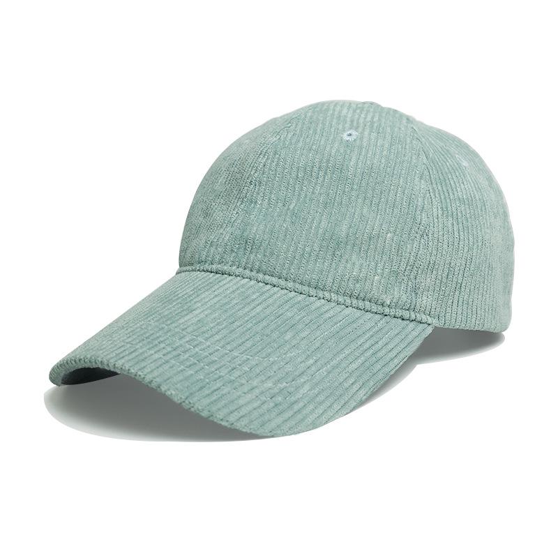 2025 Autumn/Winter Korean Women's Corduroy Duckbill Baseball Cap