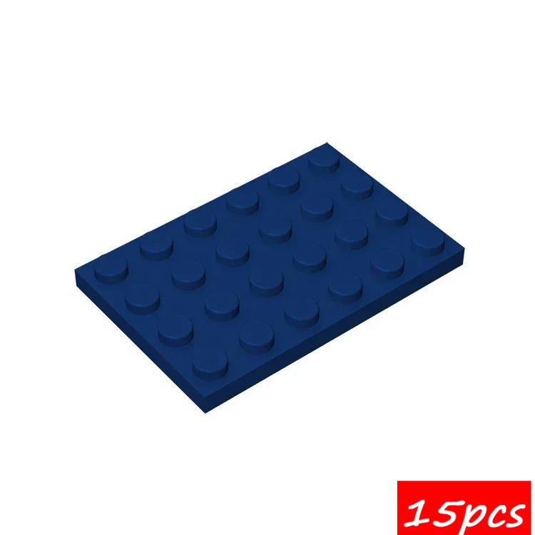 15PCS Compatible Assembles Particles 3032 4x6 DIY Building Blocks Thin Figures Bricks Assembly Educational Toys For Kids Gifts
