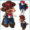 Fantasia de Halloween para Cão de Estimação, Fantasia de Transformação Engraçada, Fantasia em Pé, Fantasia de Cão com Chapéu de Cowboy Ocidental
