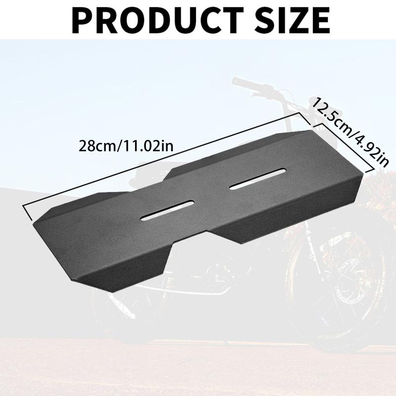 Middle For Ebike,Central Mudguard Mud Guard For Electric Bike Ridstar Q20/Super 73 S1 S2 RX Z1 чёрный