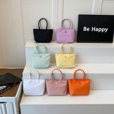 Niche Solid Color Large-capacity Fashion Casual Bag Summer New Portable Underarm Bag Simple Tote Bag