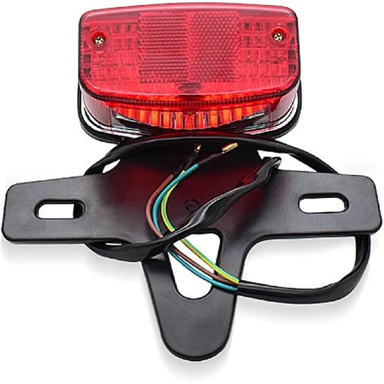 Motorbike Tail Light Motorcycle Tail Lamp for Ho&nda for Jialing for Zongsheng JH125L ZS125GY ZS200 JH150L Dirtbike Motocross Rear Brake Stop Warning