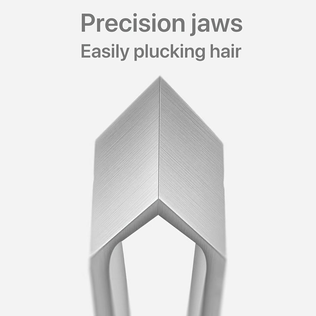 Xiaomi Ultra Wide Stainless Steel Flat Mouth Eyebrow Tweezers for Eyebrow and Beard Removal, Precision Beard and Eyebrow Clips