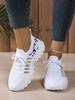 Women'S Shoes, Women'S Sports Shoes New Trendy Mesh Breathable Leopard Print Casual Sports Shoes