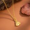 Retro Glossy Maitreya Buddha Pendant Necklace - Big-Bellied Buddha Fashion Accessory