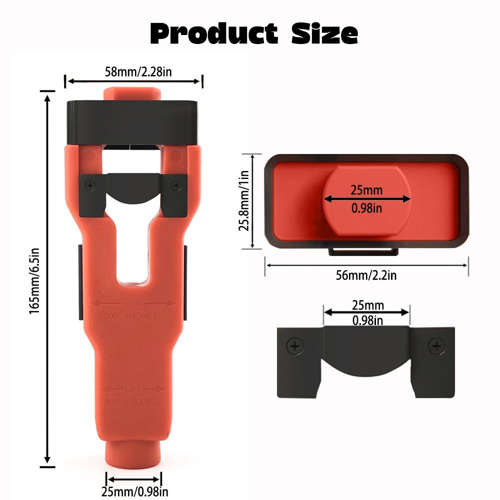 Professional Mortise Door Latch Tool Kit - Essential for Easy Material Removal and Latch Installation