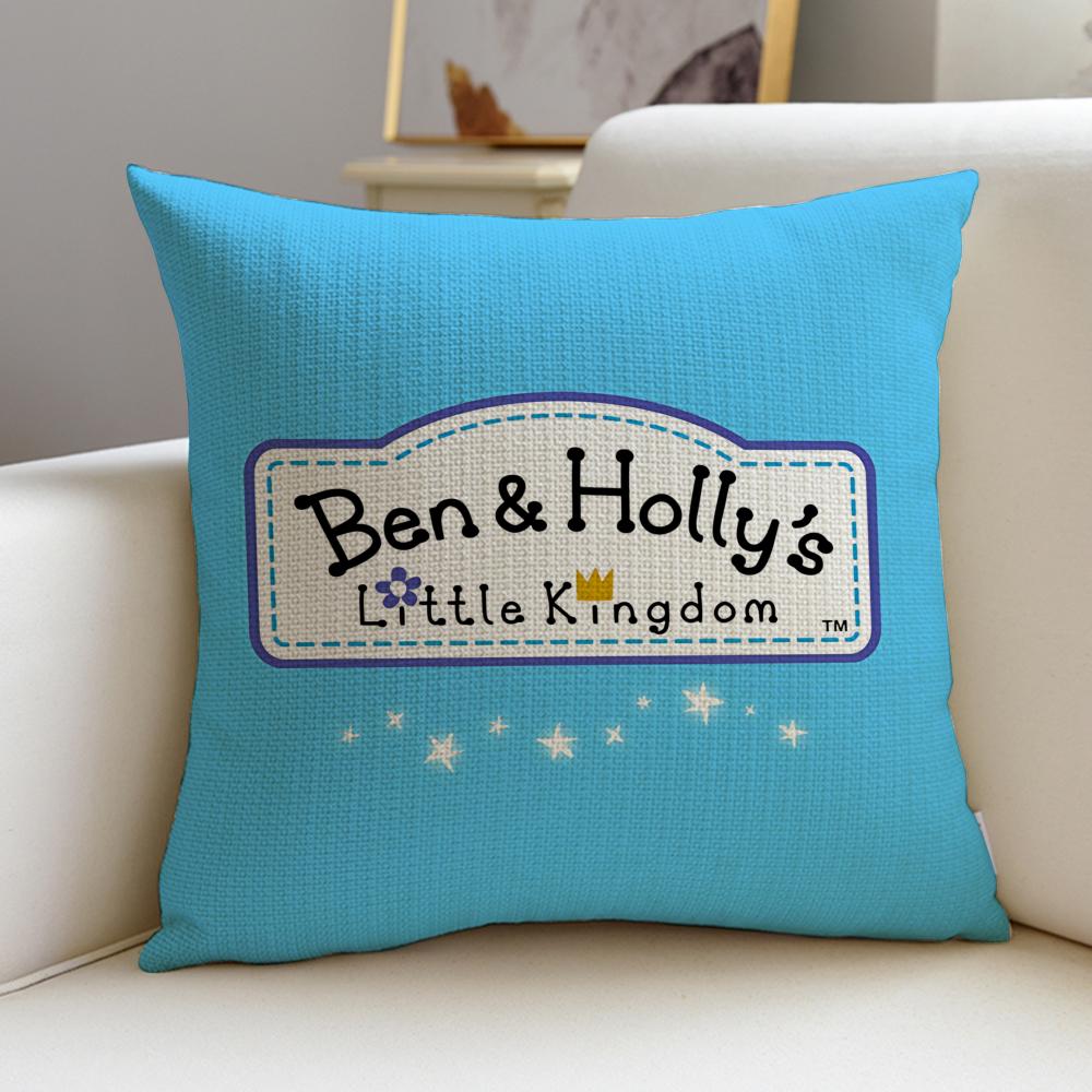 Housse de coussin Ben et Holly Petit Royaume Douce Décorative Housse de coussin x x Taies d'oreiller pour Canapé Salon Maison Chambre