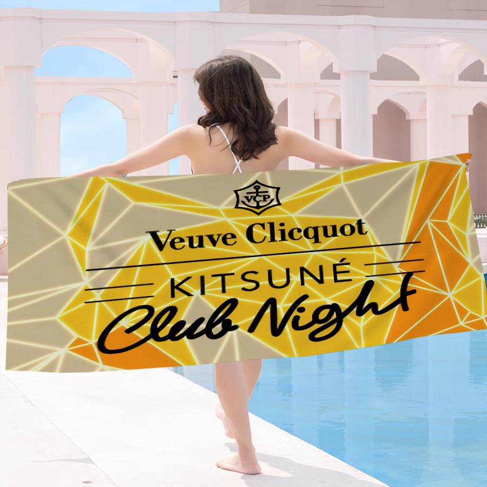 V-Veuve C-clicquot Große Mikrofaser-Strandtücher Schnelltrocknendes Handtuch Sandstrandtücher Poolhandtuch Für Reisen Schwimmbad Yoga
