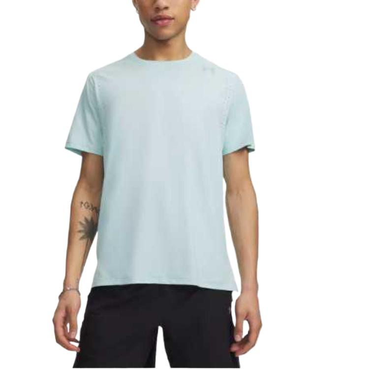 Under Armour Velociti Pro Ss26 Breathable Solid Color Round Neck T-Shirt Men tops 6009506-703 M