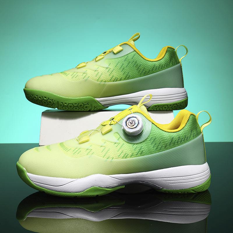 Mandarin duck badminton shoes rotating buckle male and female students table tennis shoes tennis volleyball sports shoes casual shoes