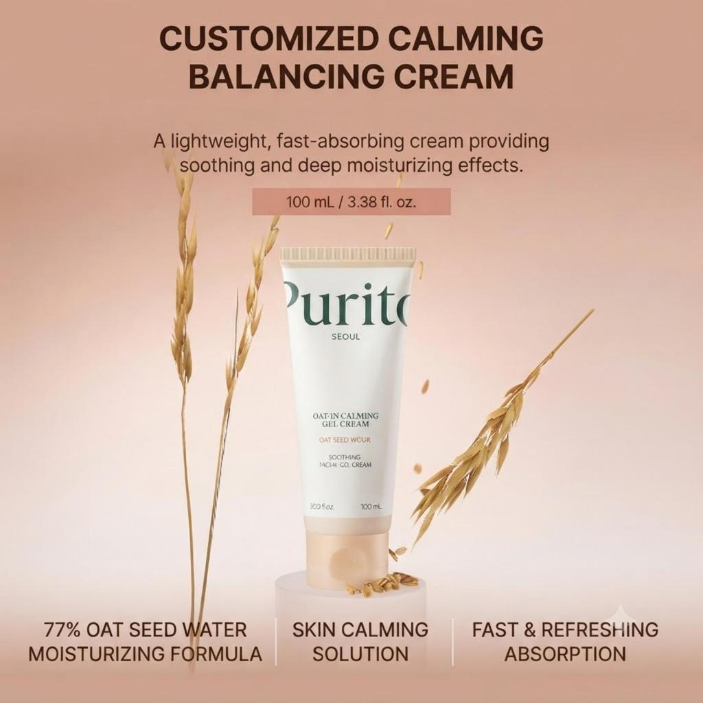 Purito Seoul Oat-In Calming Gel Cream 100ml