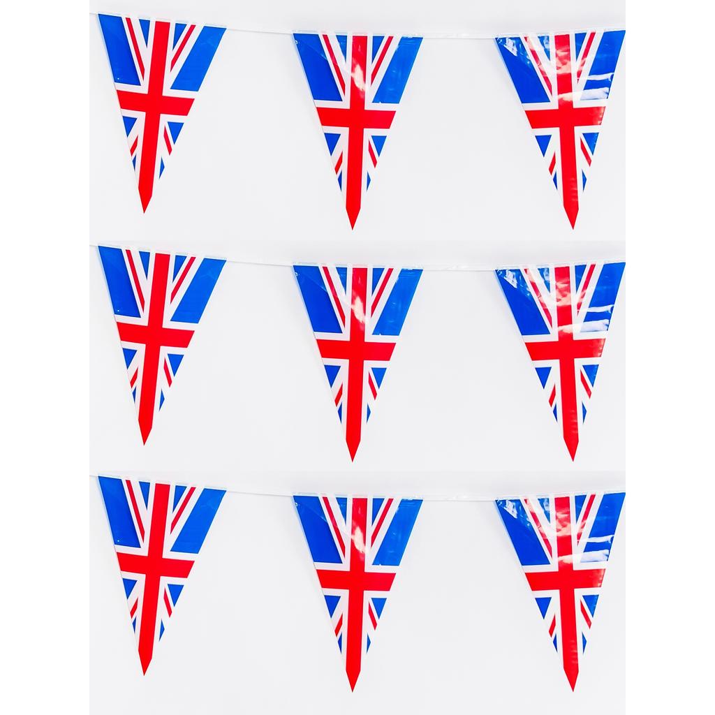 Bristol Novelty PVC-Wimpelkette mit Union-Jack-Motiv