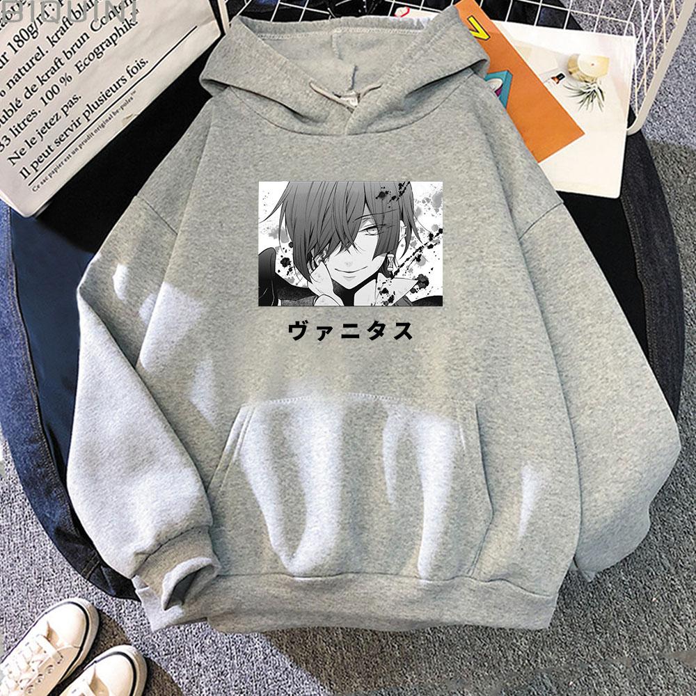 Vanitas no Carte Hoodie Comic Oversize Sweatshirt Wo Unisex Vintage The Case Study of Vanitas Hoodies Mode Unisex Harajuku y2k Tops