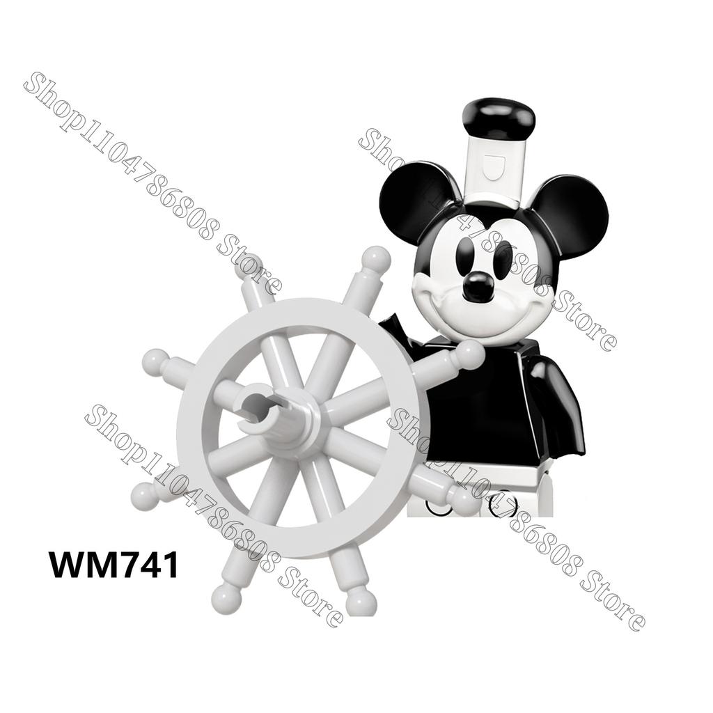 Disney building blocks Toy Zootopia Story Frozen Stitch Buzz Lightyear Kids MINI Brick set Doll toys collectible gift blocks