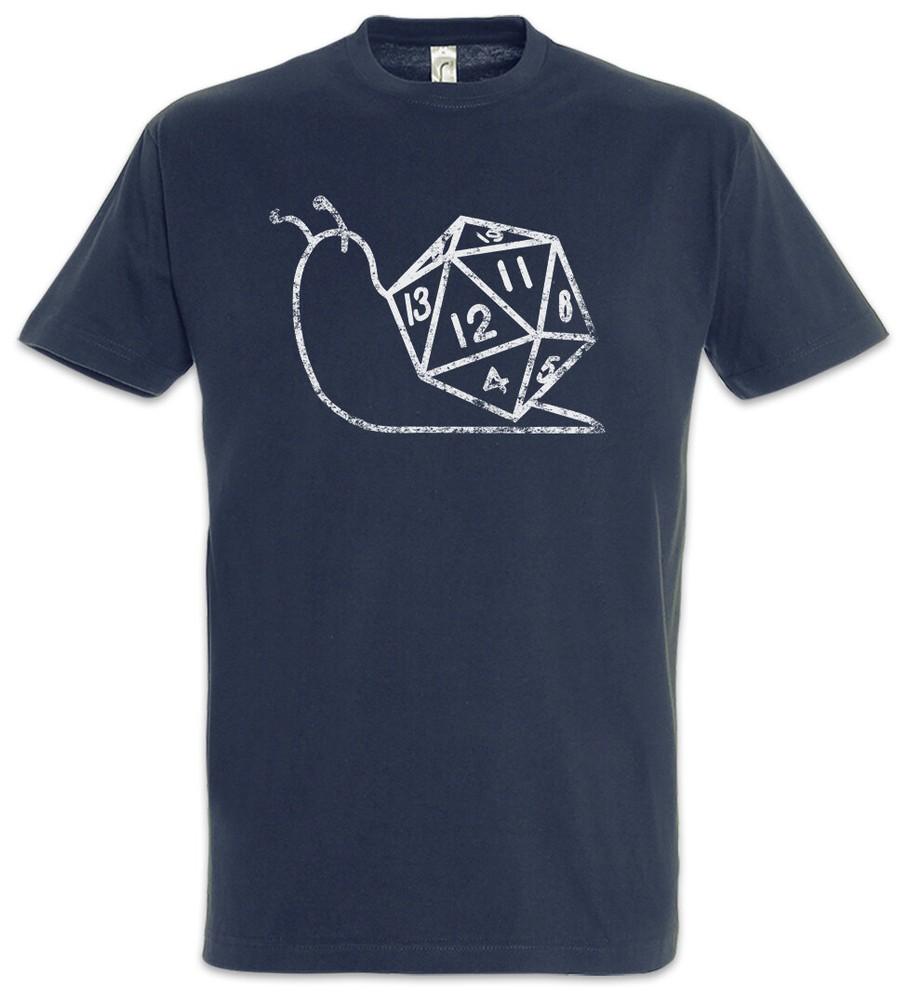 

Slow RPG Roller T-Shirt Gamer Gaming Fun LARP Roleplay Games Dice Slug Snail XL