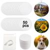 50 Pcs Sublimation Air Fresheners Blanks Sublimation Blanks Products DIY Air Freshener For Car And Home Hanging Decoration Sublimation Car Freshener