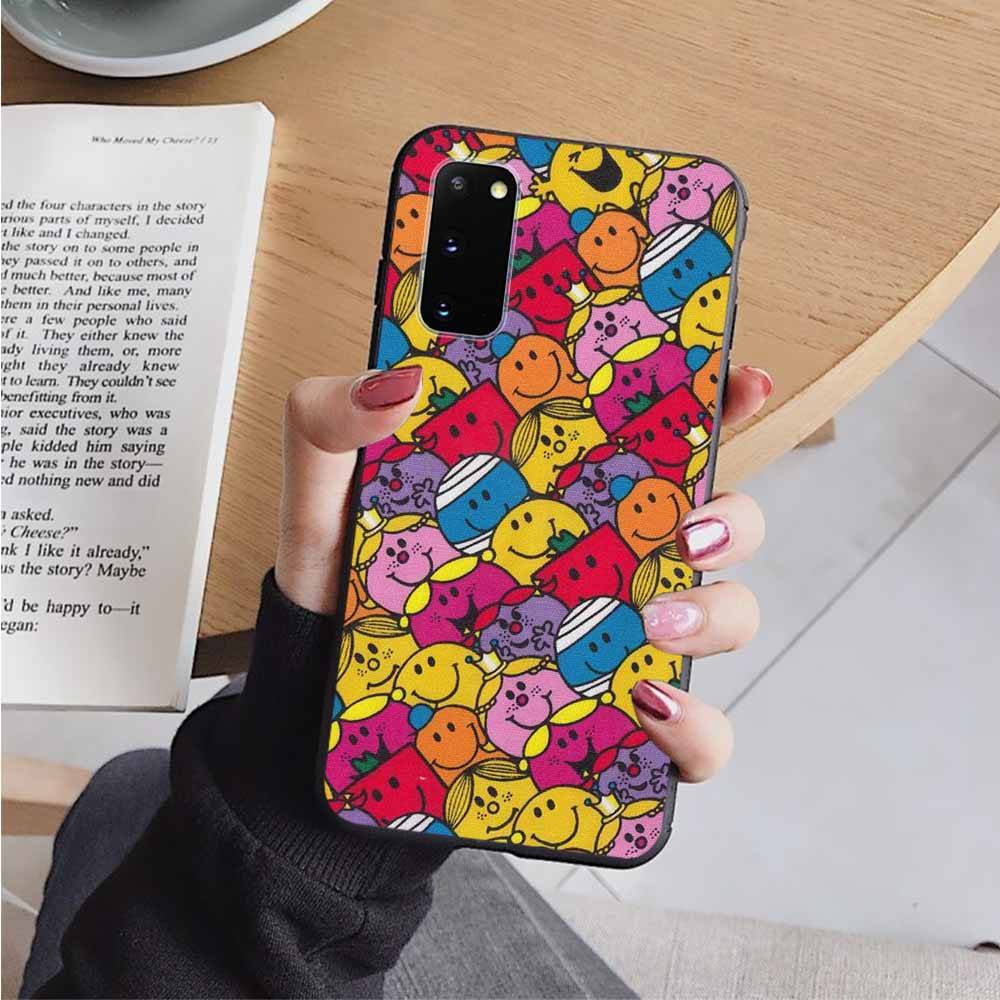

Чехол AH40 Mr Men Little Miss Black для iPhone 16 15 Plus 14 13 12 11 Pro 8 7 6S SE 5S X XR XS Max Realme C30 C33 C31 9I Huawei Y8P Y9 Sofe Cover VIVO Y15A ирис