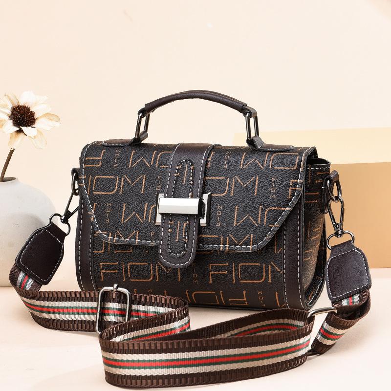 Women's 2025 New Trendy Women's Bag Korean Style One-shoulder Handbag Messenger Bag Fashionable and Versatile Small Square Bag