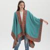 Women S Ethnic Style Thick Faux Cashmere Scarf Winter Warm Shawl Wrap