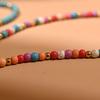 Colorful Bead Choker Necklace For Women Neck Chain  Evil Charm Daily Jewellery Accessories Gift