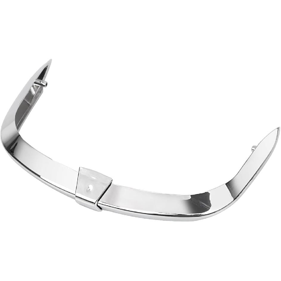 Chrome Rear Fender Tip Mudguard Edge Trailing Trim for Harley Softail Deluxe FLSTN Model ONLY 2005-2017