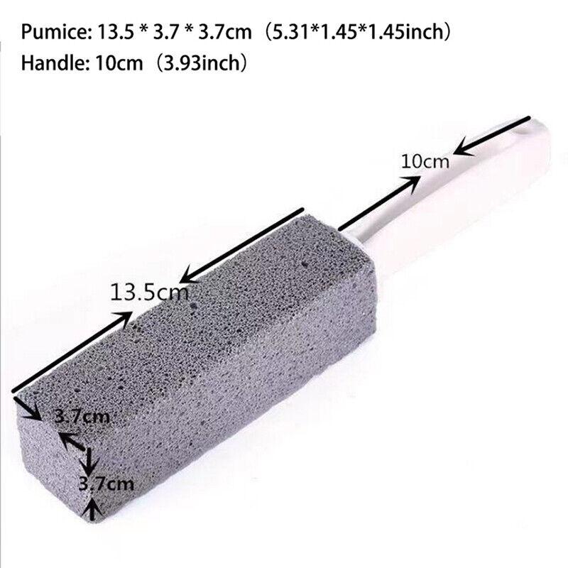 Pumice Stone Toilet Brush Household Toilet Bowl Cleaner Limescale Stain Remo-XA