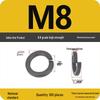 8.8 Grade Black Shock Absorbing Washer M3-M16