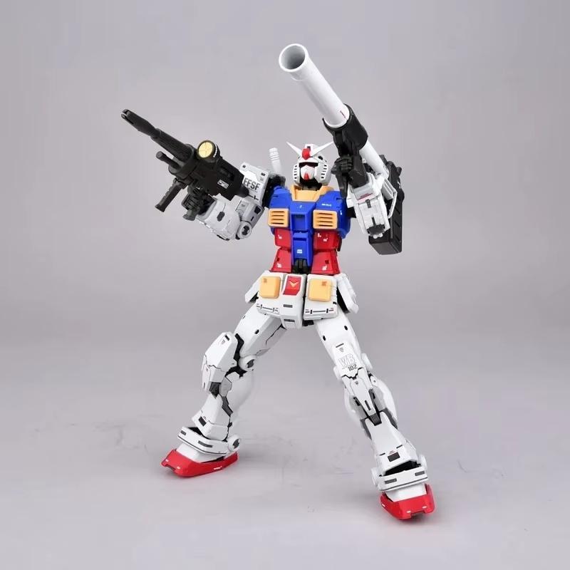 Panda Rg Enlarged Version 1/100 Rx-78-2 2.0 Assembly Model Kit Action Figure Desktop Ornament Gift Boys' Puzzle Toy Collectible